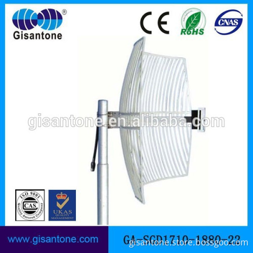 high range 1710-1880mhz 22dbi GSM grid parabolic antenna for Band Selective Repeater